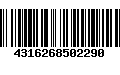 Código de Barras 4316268502290