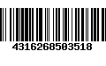 Código de Barras 4316268503518