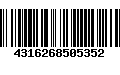 Código de Barras 4316268505352