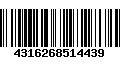 Código de Barras 4316268514439