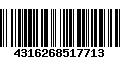 Código de Barras 4316268517713