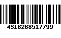 Código de Barras 4316268517799