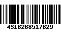 Código de Barras 4316268517829