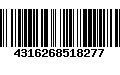 Código de Barras 4316268518277