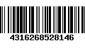 Código de Barras 4316268528146