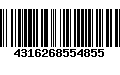 Código de Barras 4316268554855