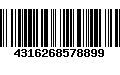 Código de Barras 4316268578899