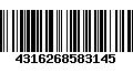 Código de Barras 4316268583145