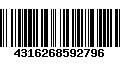 Código de Barras 4316268592796