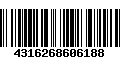 Código de Barras 4316268606188