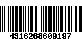 Código de Barras 4316268609197