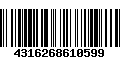 Código de Barras 4316268610599