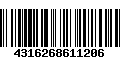 Código de Barras 4316268611206