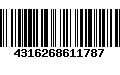 Código de Barras 4316268611787