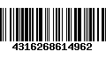 Código de Barras 4316268614962