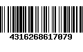 Código de Barras 4316268617079