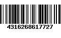 Código de Barras 4316268617727