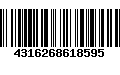 Código de Barras 4316268618595