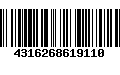 Código de Barras 4316268619110