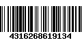 Código de Barras 4316268619134