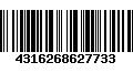 Código de Barras 4316268627733