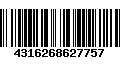 Código de Barras 4316268627757