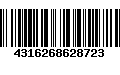 Código de Barras 4316268628723