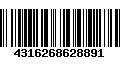 Código de Barras 4316268628891