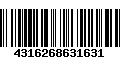 Código de Barras 4316268631631