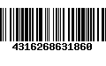 Código de Barras 4316268631860