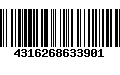 Código de Barras 4316268633901