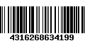 Código de Barras 4316268634199