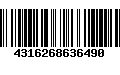 Código de Barras 4316268636490