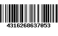 Código de Barras 4316268637053