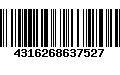 Código de Barras 4316268637527