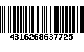 Código de Barras 4316268637725