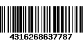 Código de Barras 4316268637787