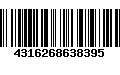 Código de Barras 4316268638395