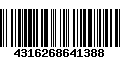 Código de Barras 4316268641388