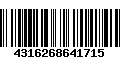 Código de Barras 4316268641715