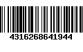 Código de Barras 4316268641944