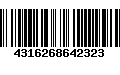 Código de Barras 4316268642323