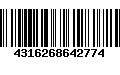 Código de Barras 4316268642774