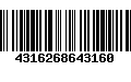 Código de Barras 4316268643160