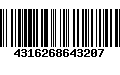 Código de Barras 4316268643207