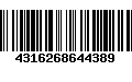 Código de Barras 4316268644389