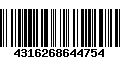 Código de Barras 4316268644754