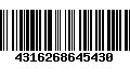 Código de Barras 4316268645430