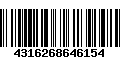 Código de Barras 4316268646154