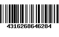 Código de Barras 4316268646284